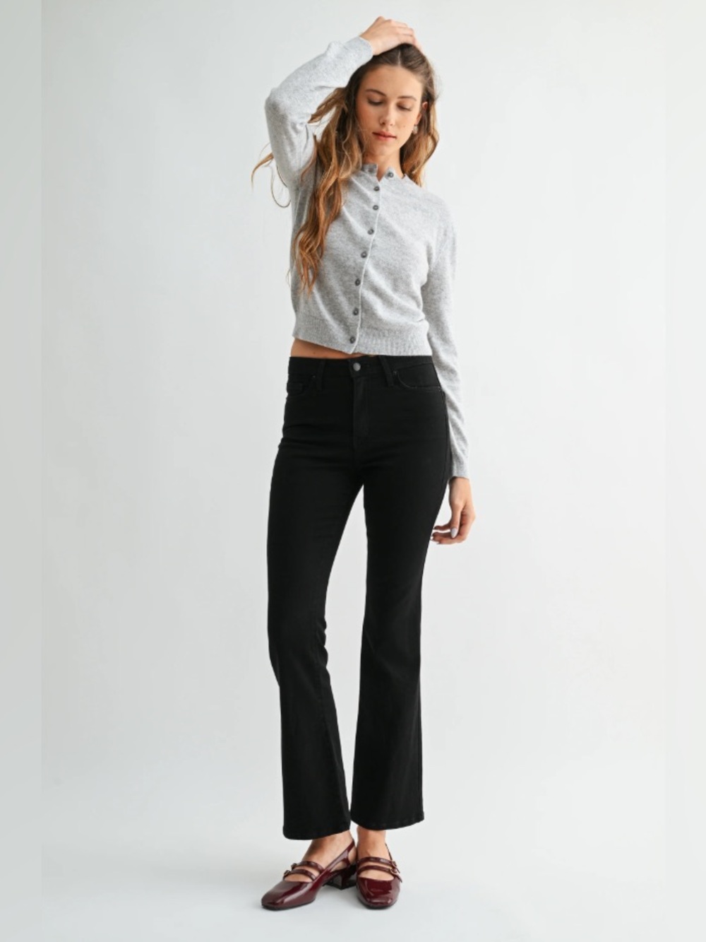 Letter to Juliet Bambino Baby Flare Jeans in Black Size 30